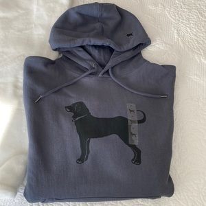 NWOT Authentic Black Dog Unisex Classic Heavyweight Hoodie Sweatshirt